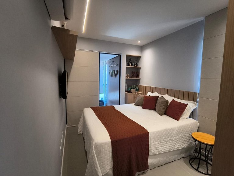 Apartamento Alto Padrão 1Qt na barra