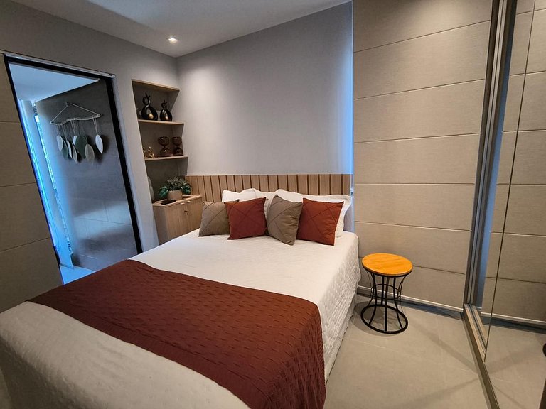 Apartamento Alto Padrão 1Qt na barra