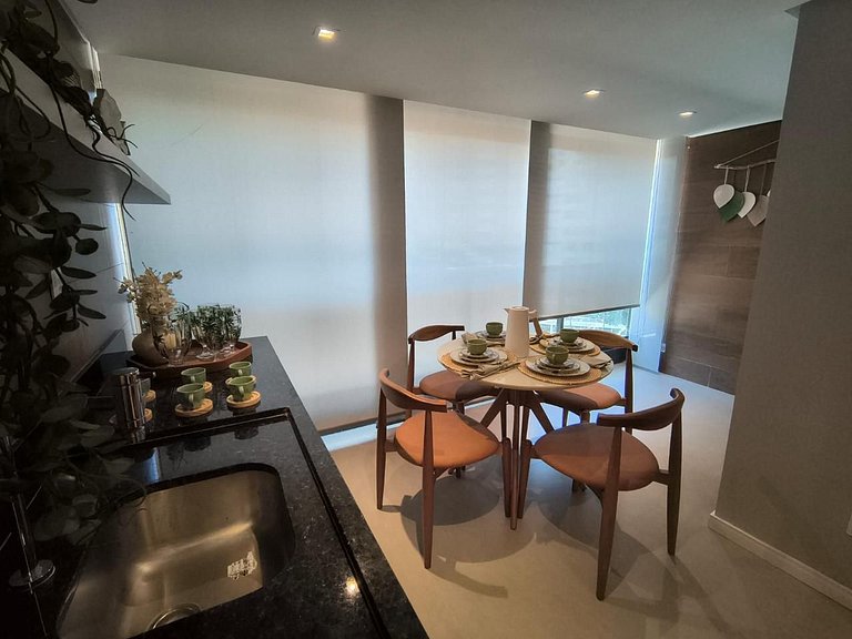 Apartamento Alto Padrão 1Qt na barra