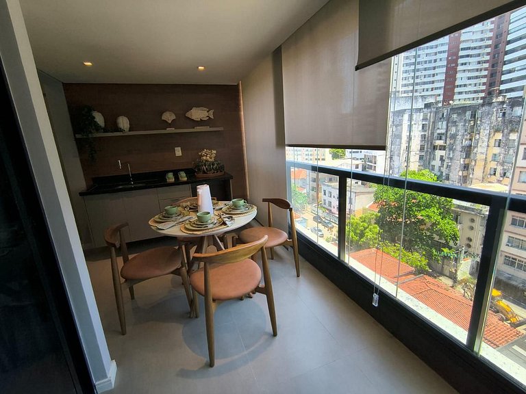Apartamento Alto Padrão 1Qt na barra