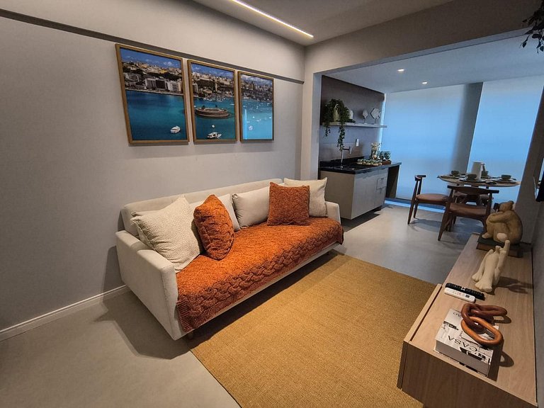 Apartamento Alto Padrão 1Qt na barra