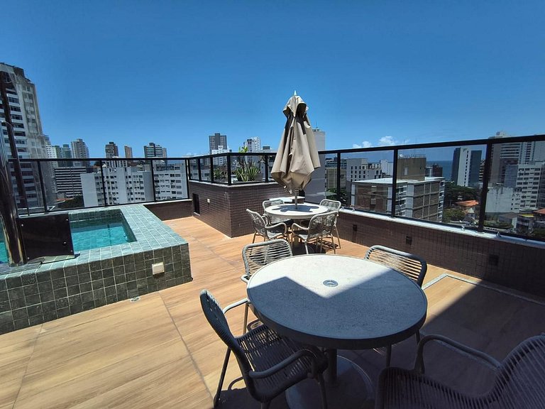 Apartamento Alto Padrão 1Qt na barra