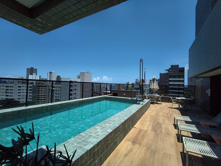Apartamento Alto Padrão 1Qt na barra